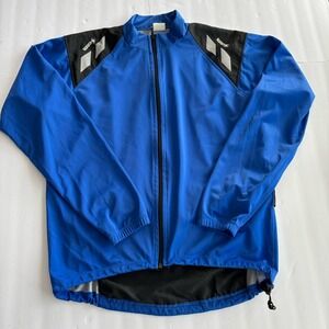 Sugoi Cycling Jacket‎ Pullover 1/4 Zip Back Pocket Pouch Womens Large Blue